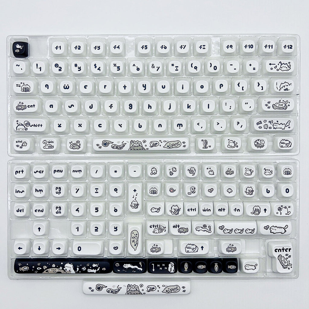 Happy Kitten Keycap Set