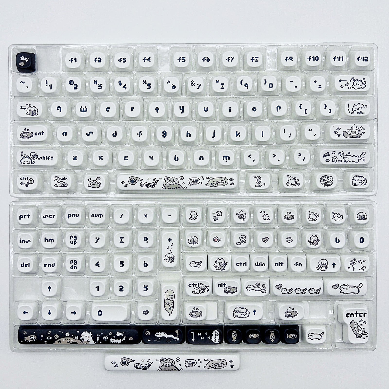 Happy Kitten Keycap Set