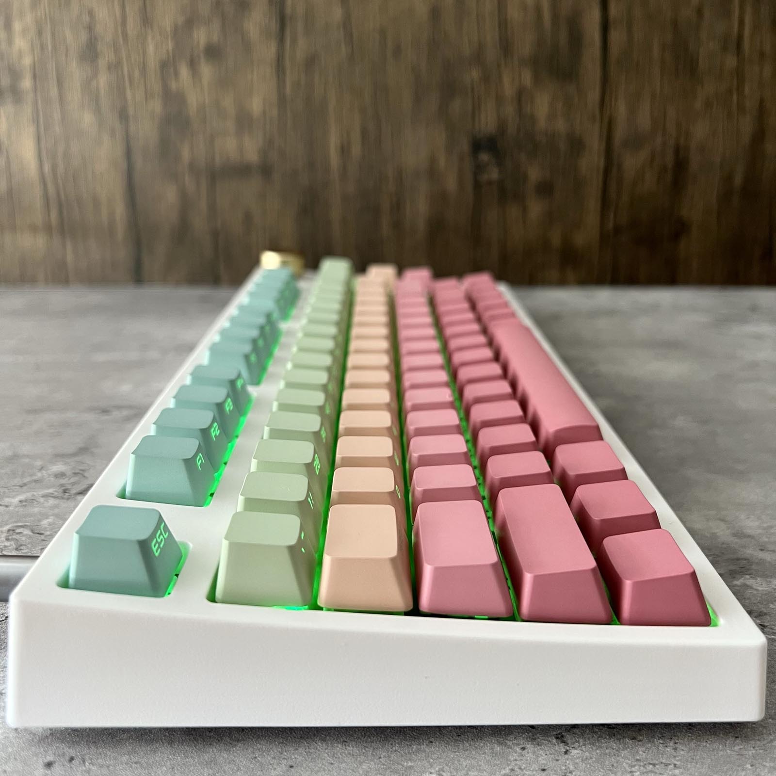Gradient Pastel Side-Printed Keycap Set