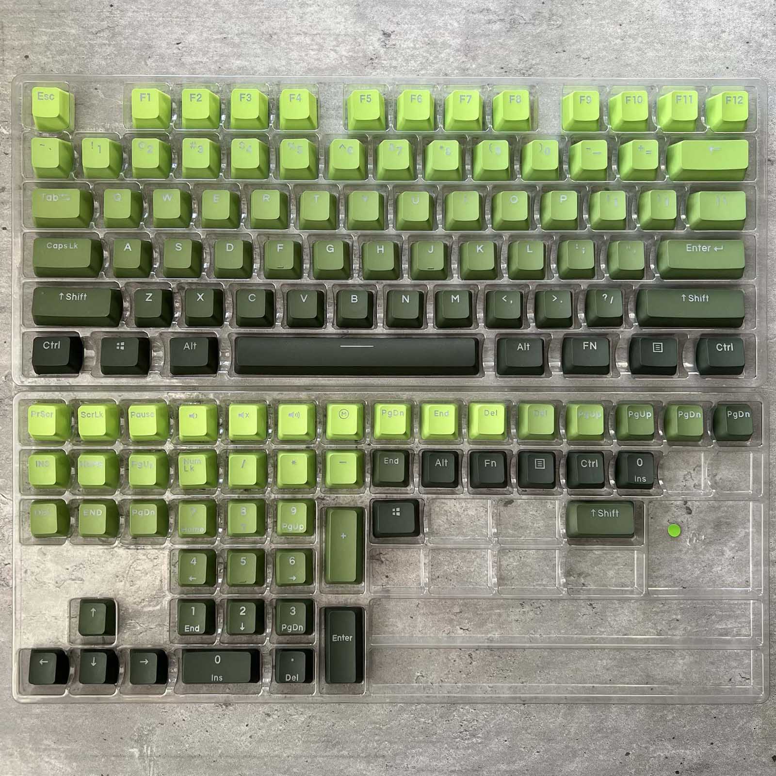 Gradient Matcha Keycap Set