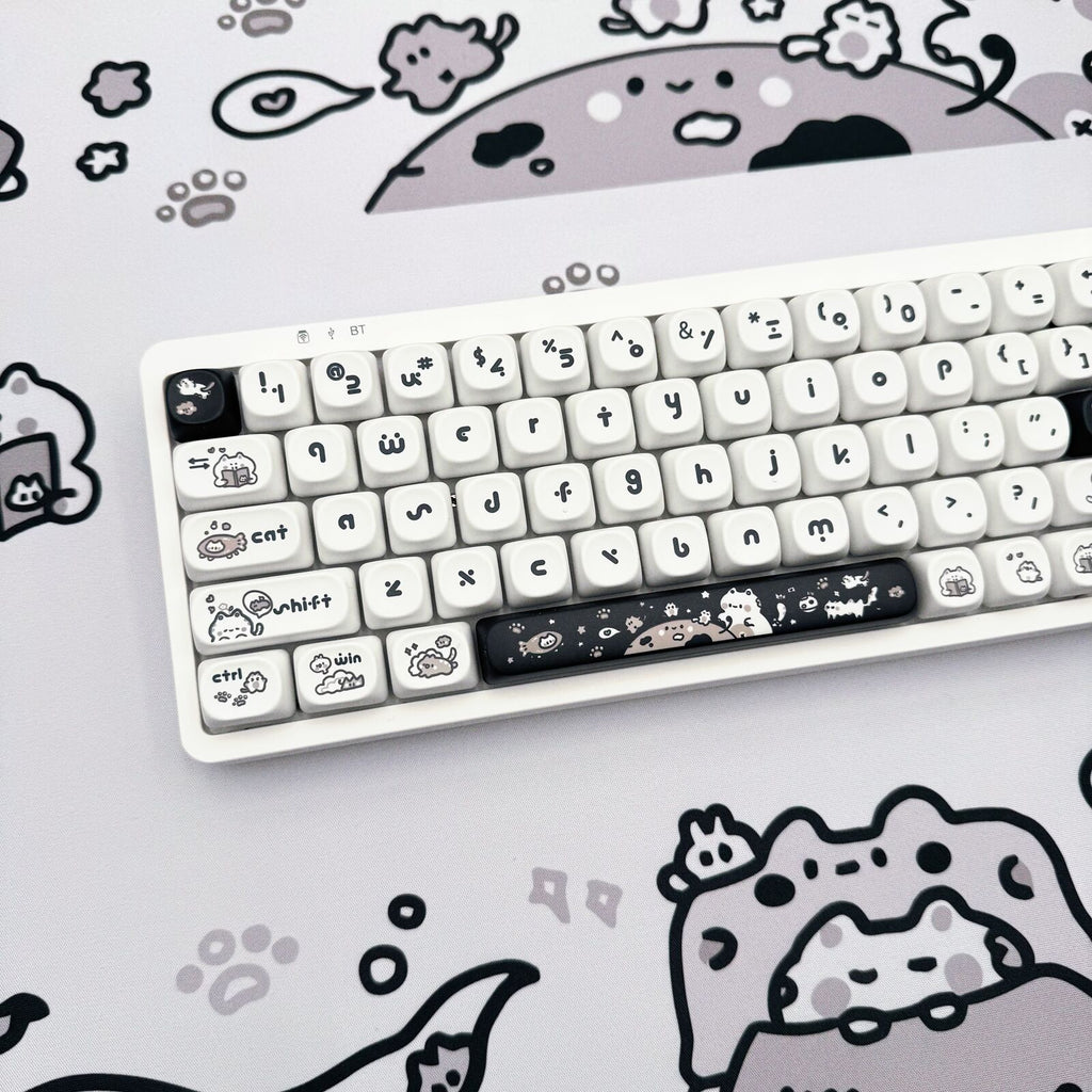 Happy Kitten Keycap Set