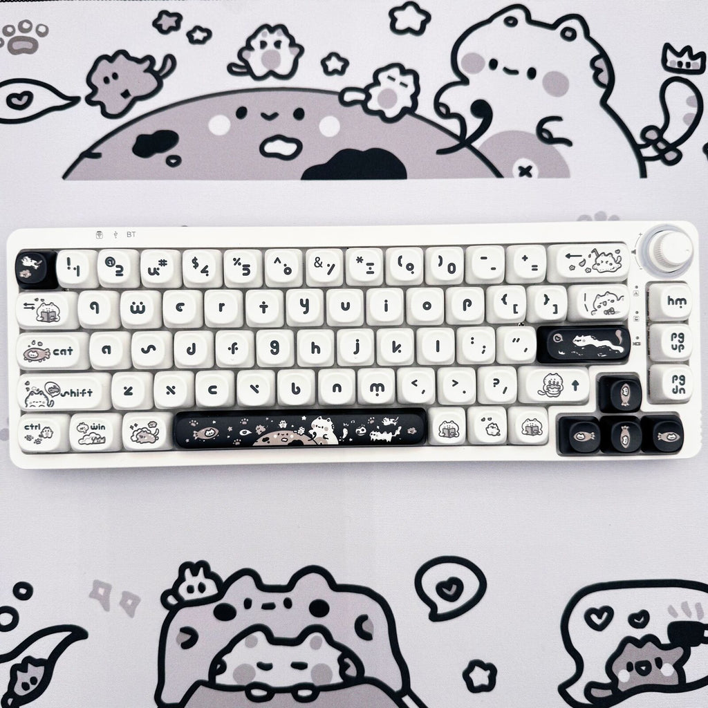 Happy Kitten Keycap Set