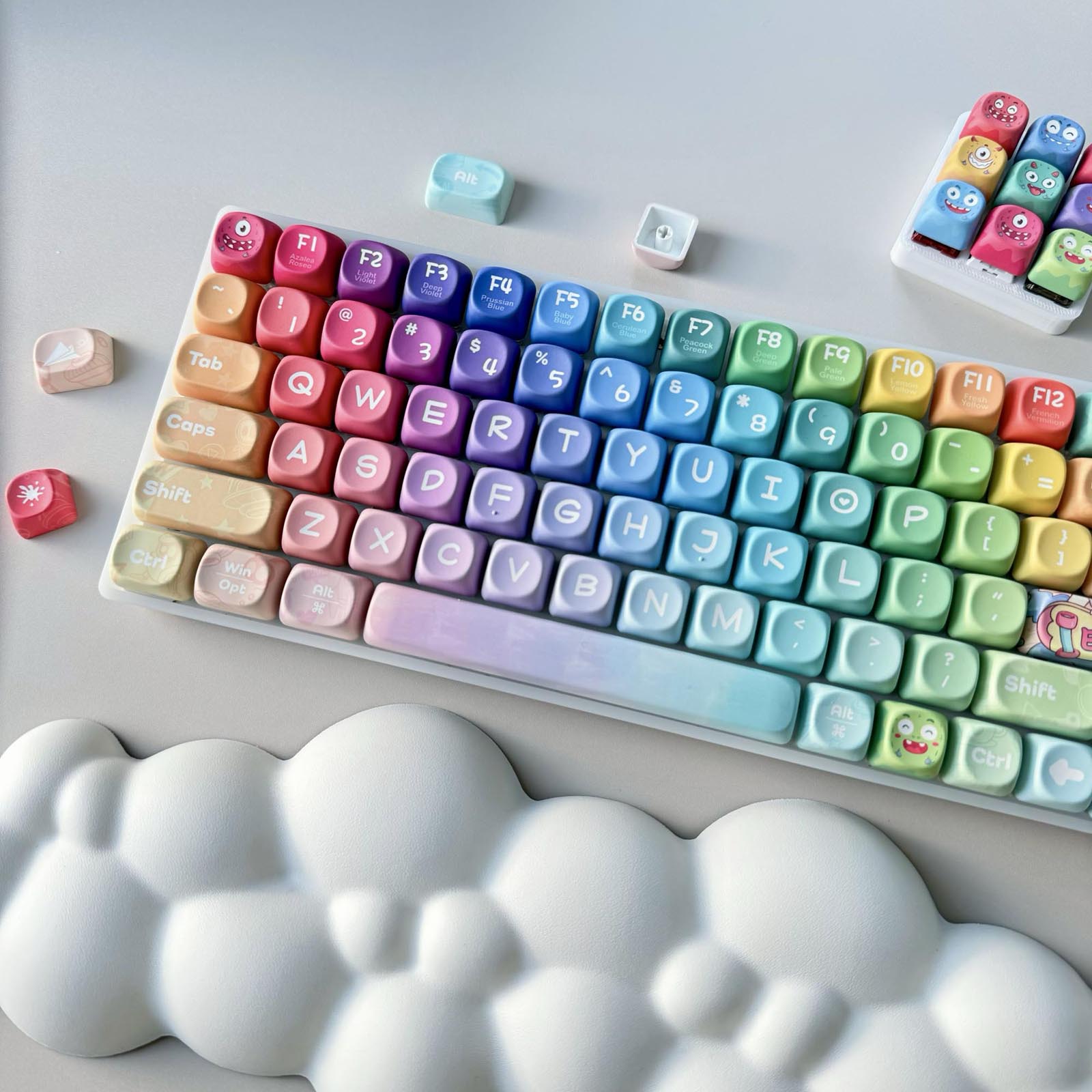 Cute Monsters Keycap Set