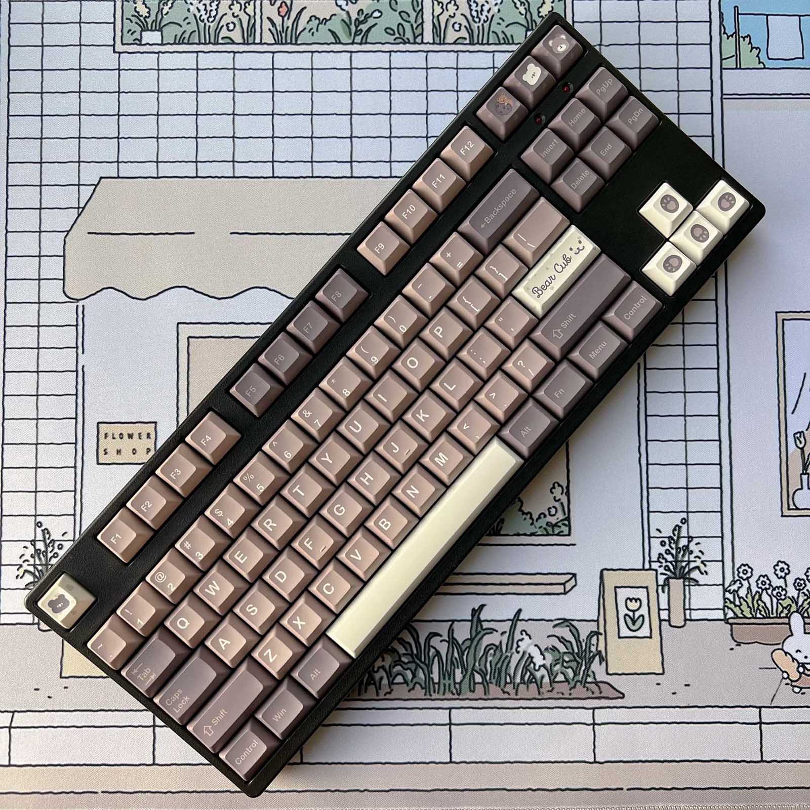 Bear Cub Keycap Set