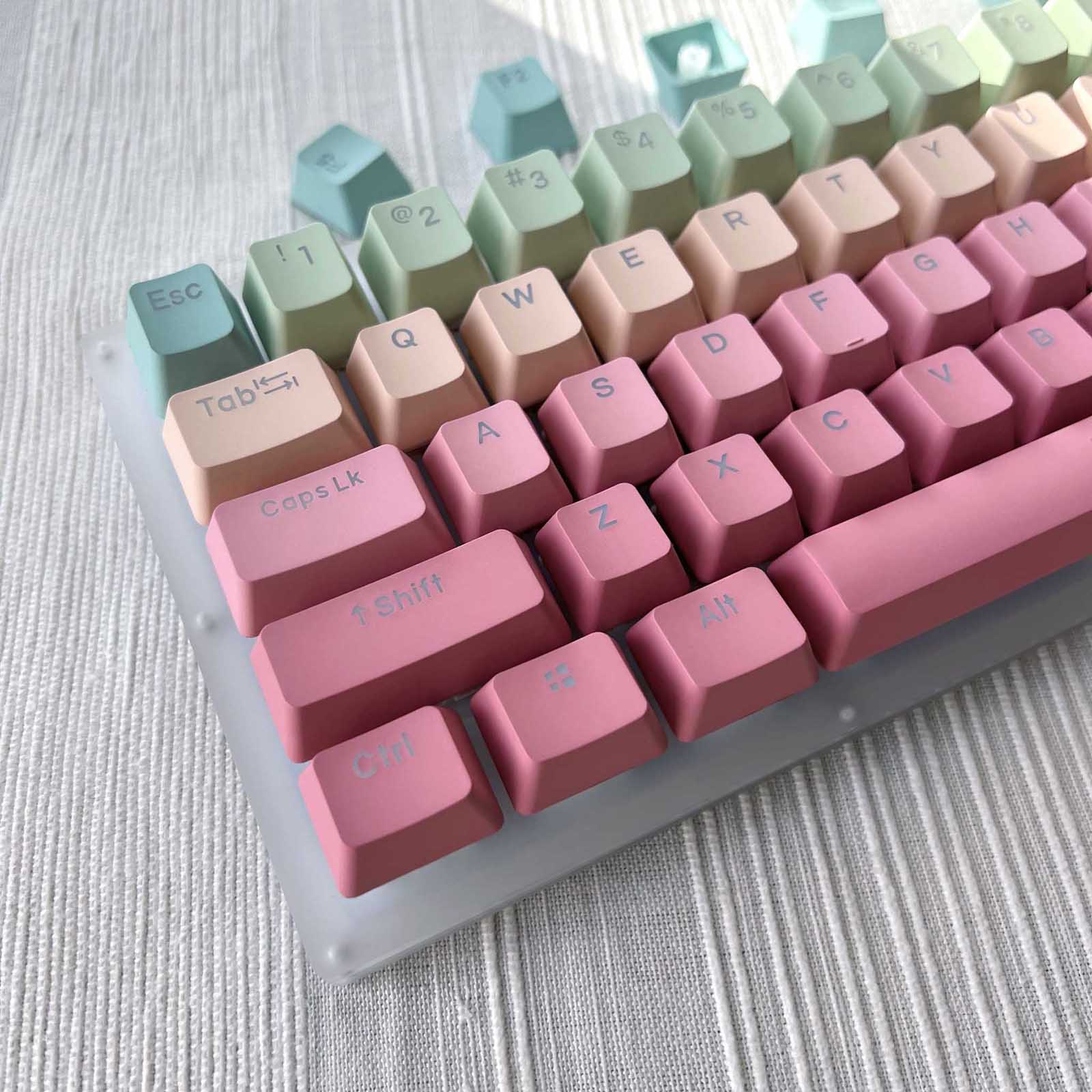 Gradient Pastel Keycap Set