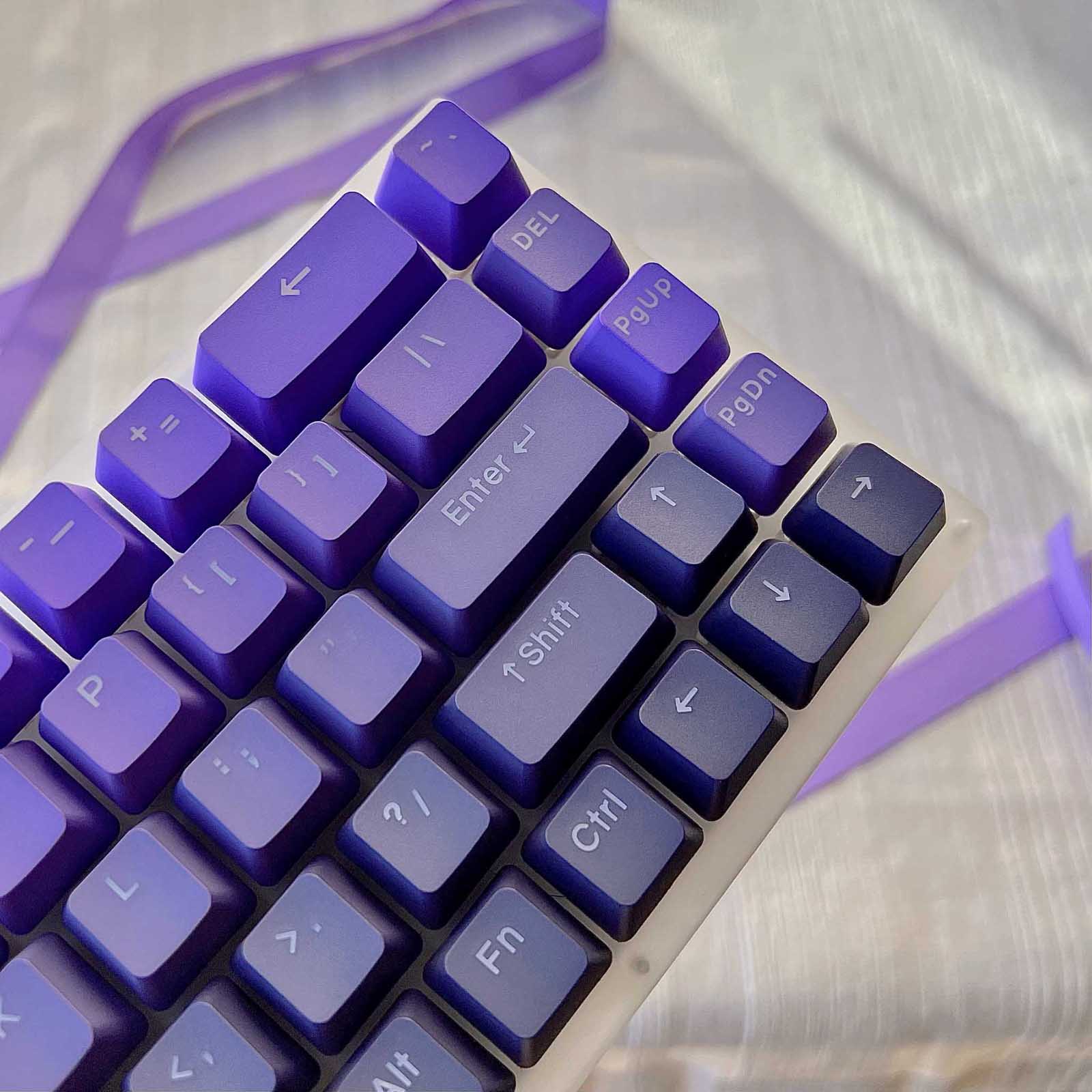 Gradient Purple Keycap Set