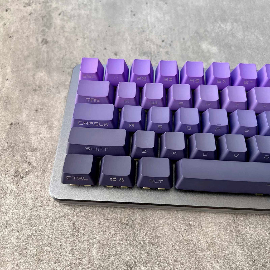 Gradient Purple Side-Printed Keycap Set