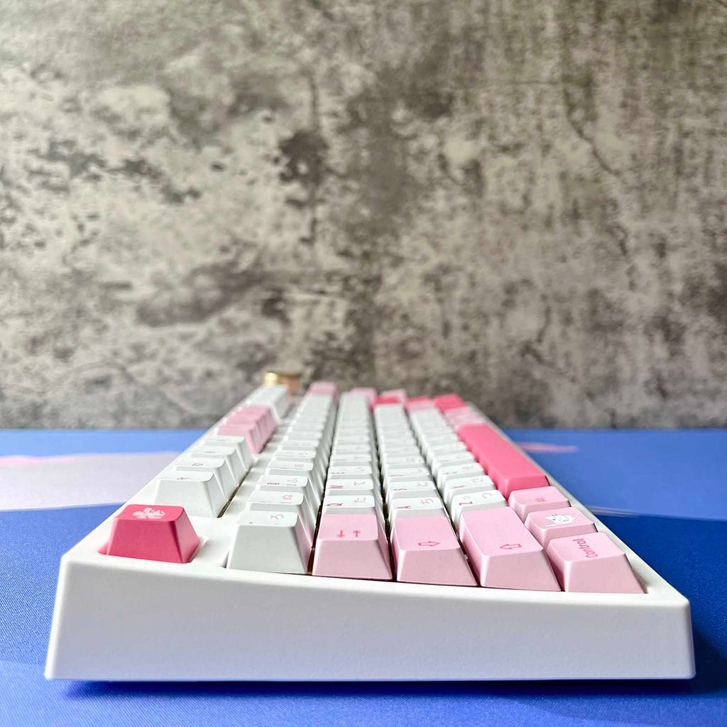 Sakura Neko Keycap Set